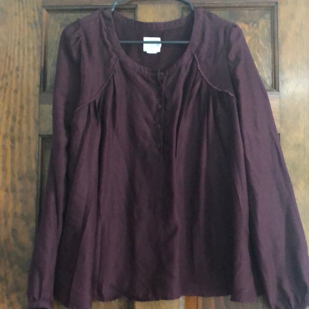 Large Deep Purple Blouse